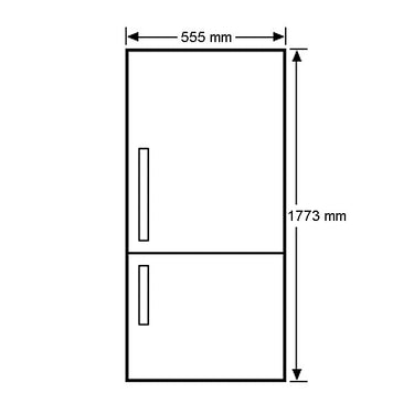 Factory second Fisher & Paykel 236L Integrated Bottom Mount Fridge RB60V18 - Second Hand Appliances Geebung